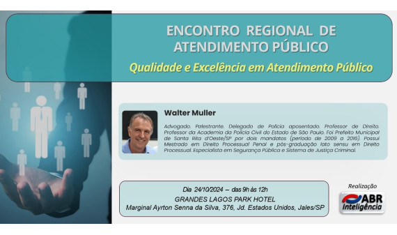 ENCONTRO REGIONAL DE ATENDIMENTO PÚBLICO - JALES/SP - 24/10/2024